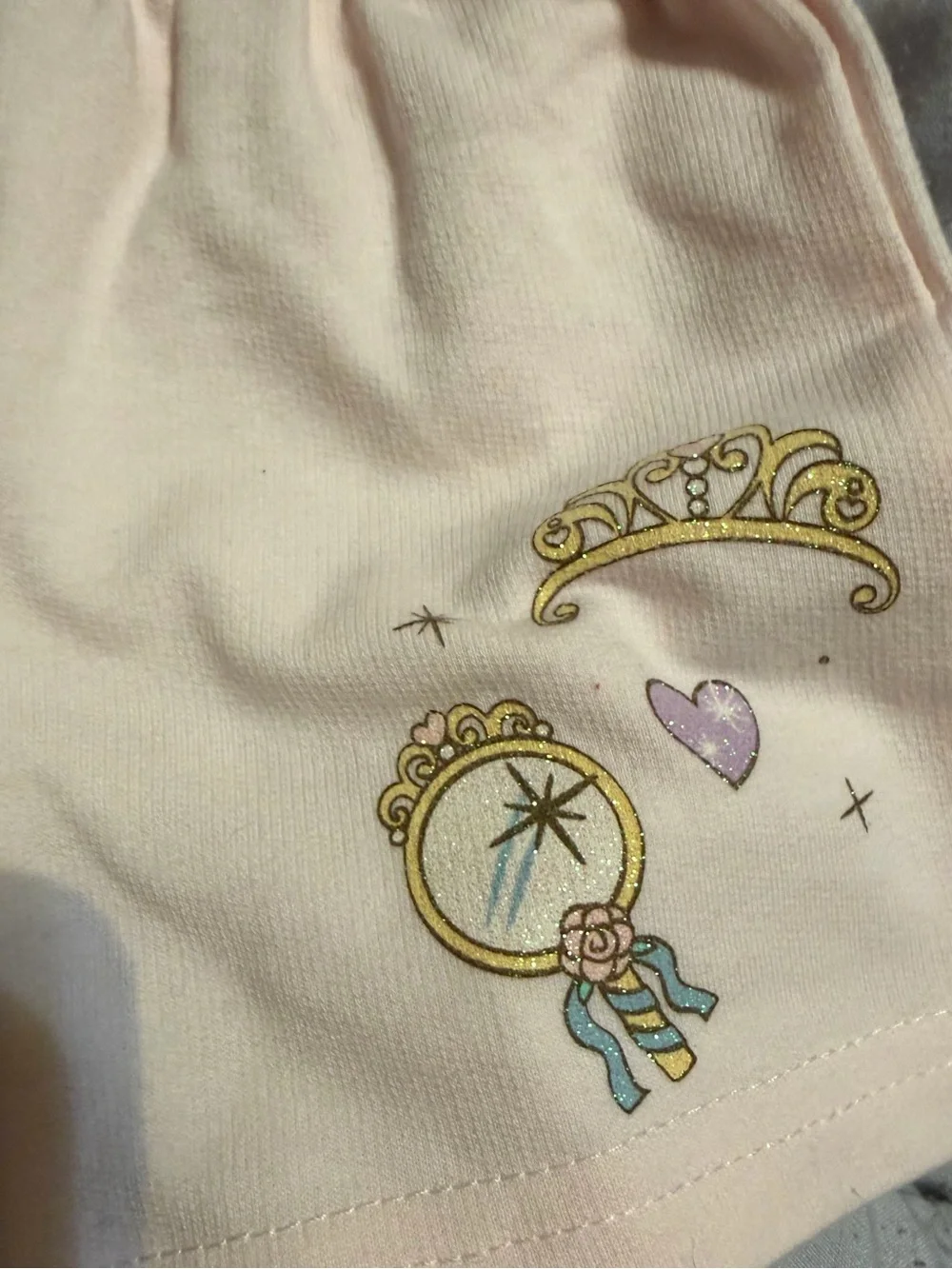 Disney Princess Girls 2t Princess shirt and shorts NWT